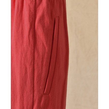 Pantalon palazzo rose Bella Jones
