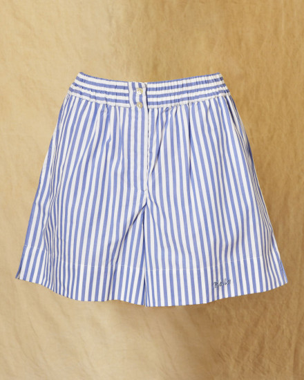Short à rayures bleu Bella Jones