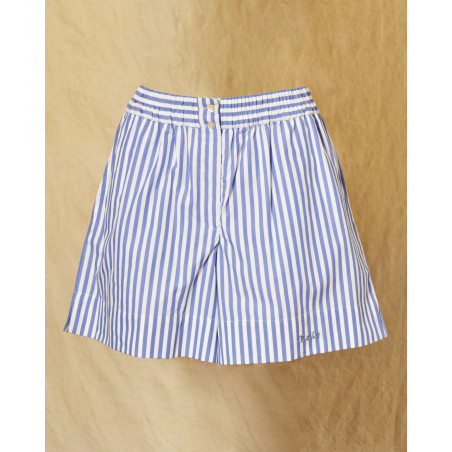 Short à rayures bleu Bella Jones