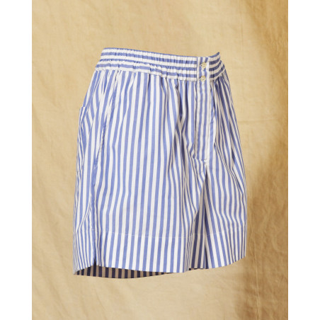 Short à rayures bleu Bella Jones