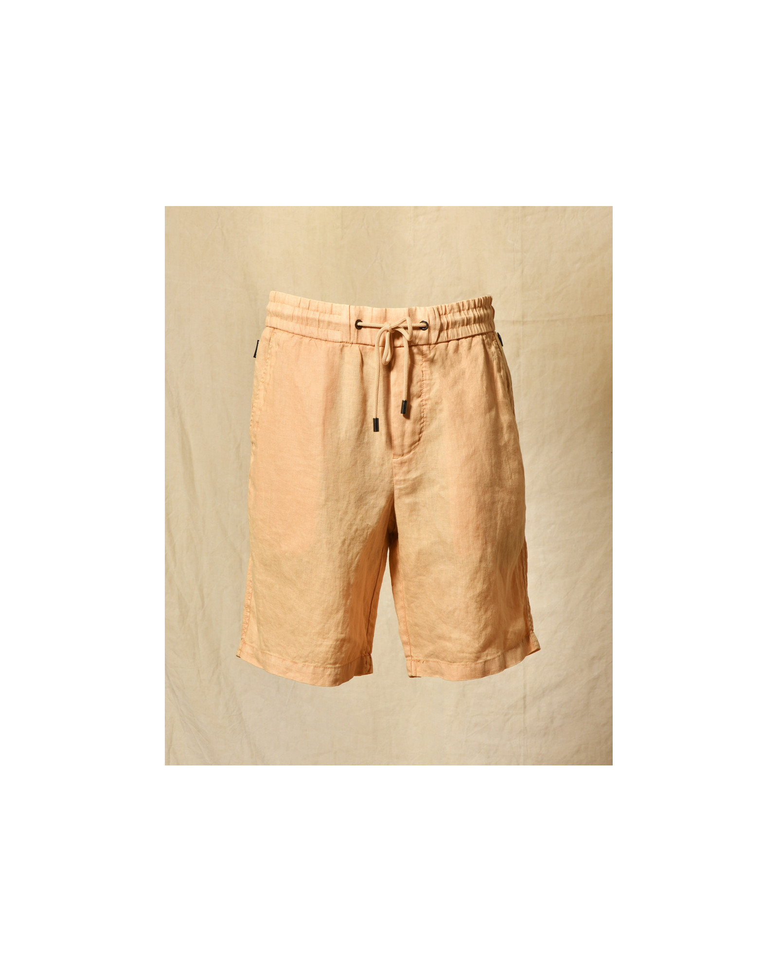 Short en lin orange Keeling