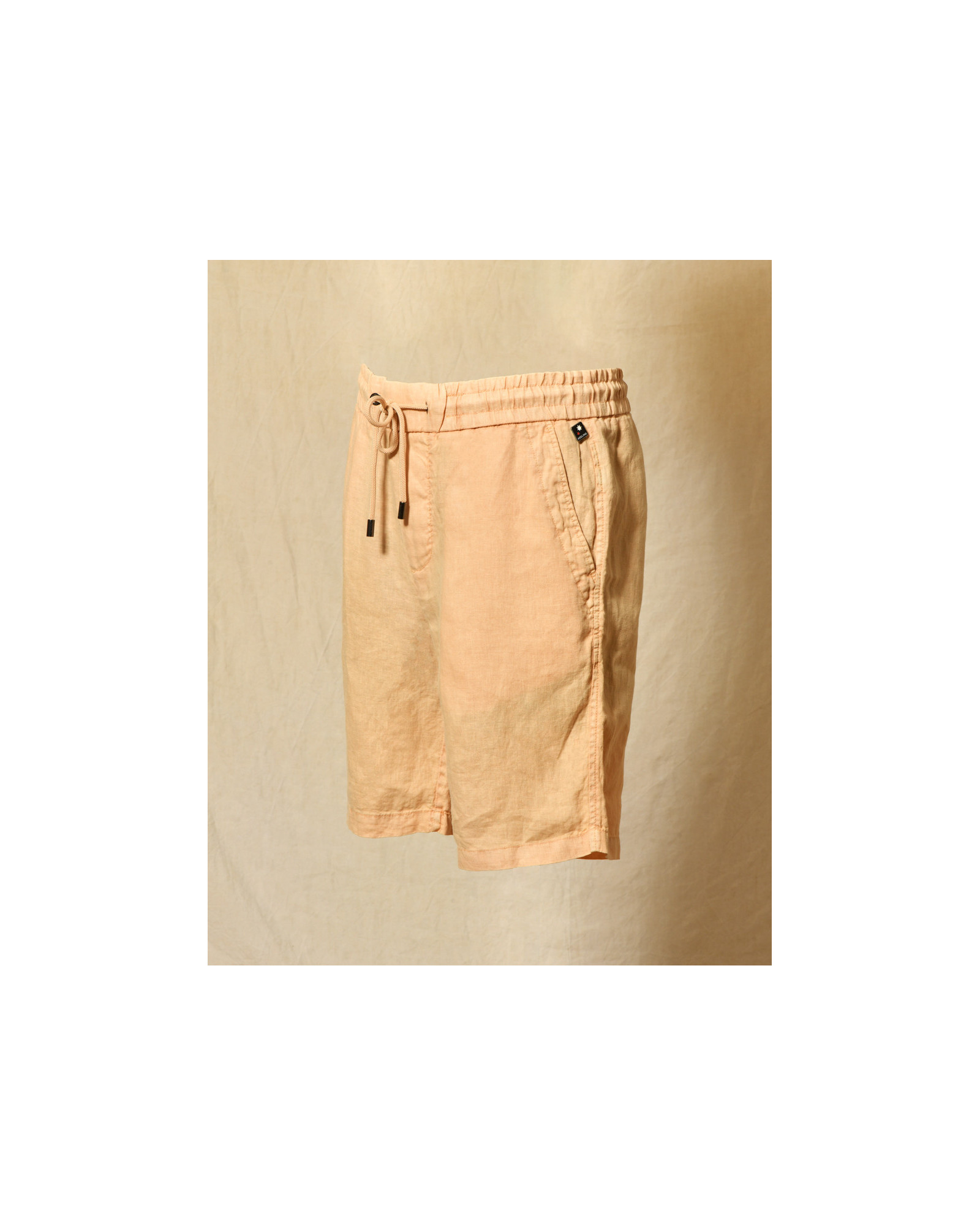 Short en lin orange Keeling