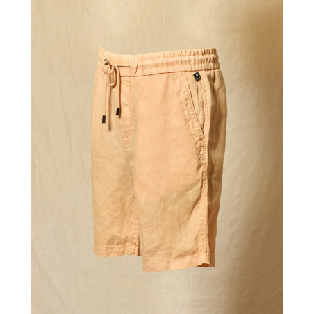 Short en lin orange Keeling