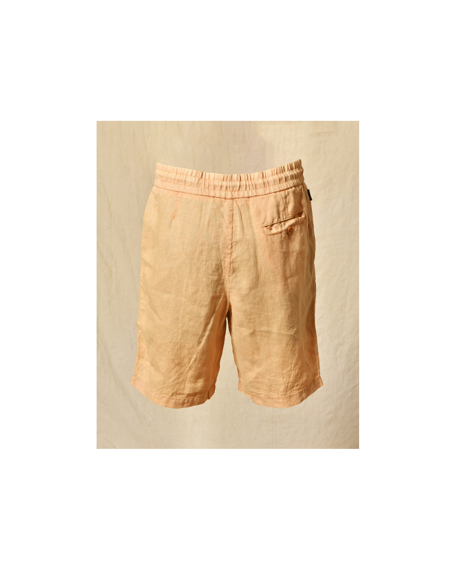 Short en lin orange Keeling