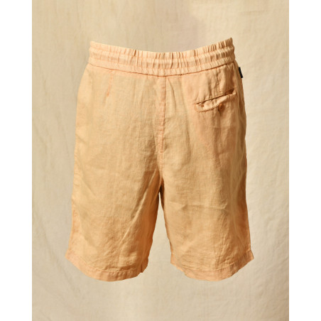 Short en lin orange Keeling
