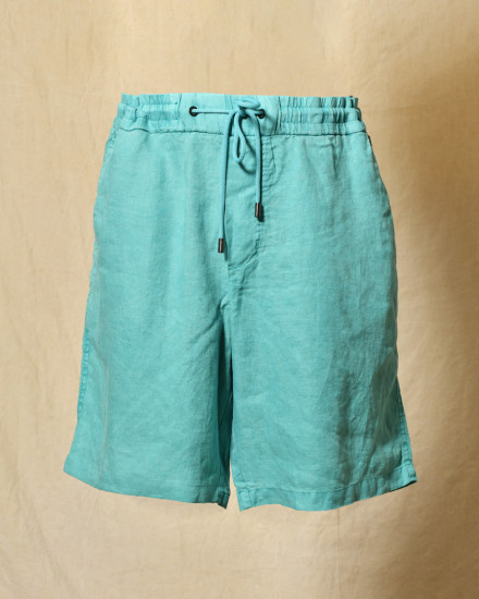 Short en lin turquoise Keeling