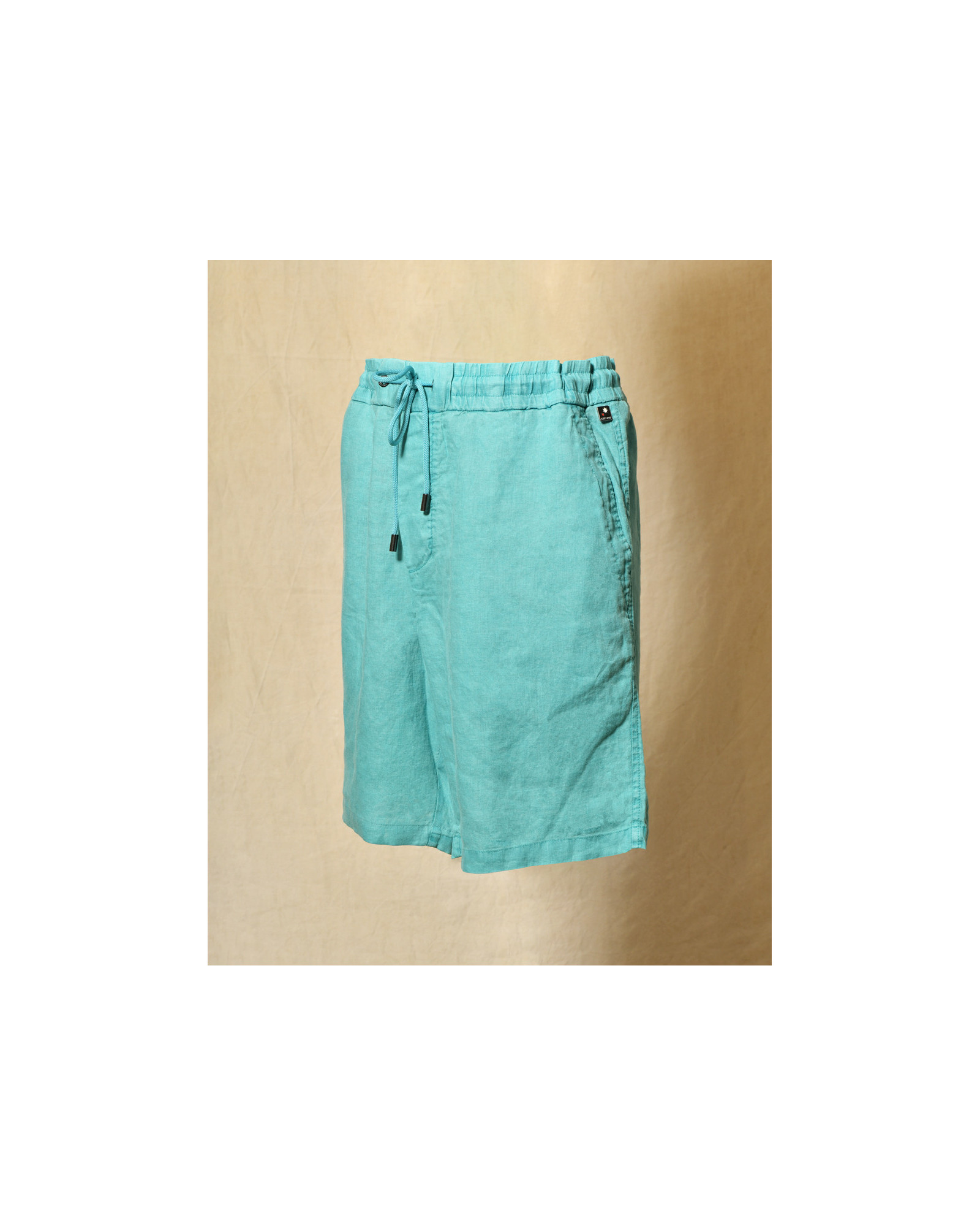 Short en lin turquoise Keeling