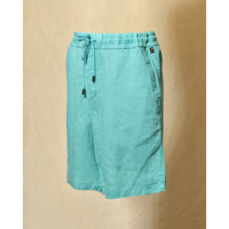 Short en lin turquoise Keeling