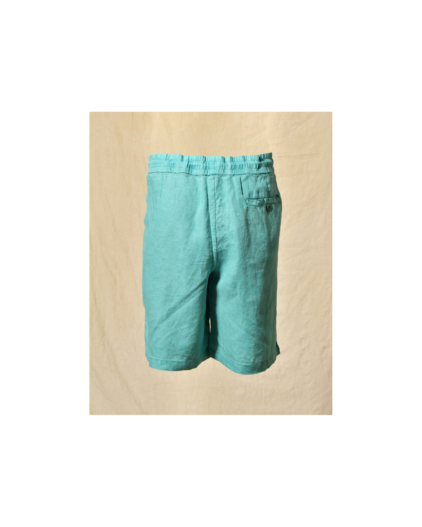 Short en lin turquoise Keeling