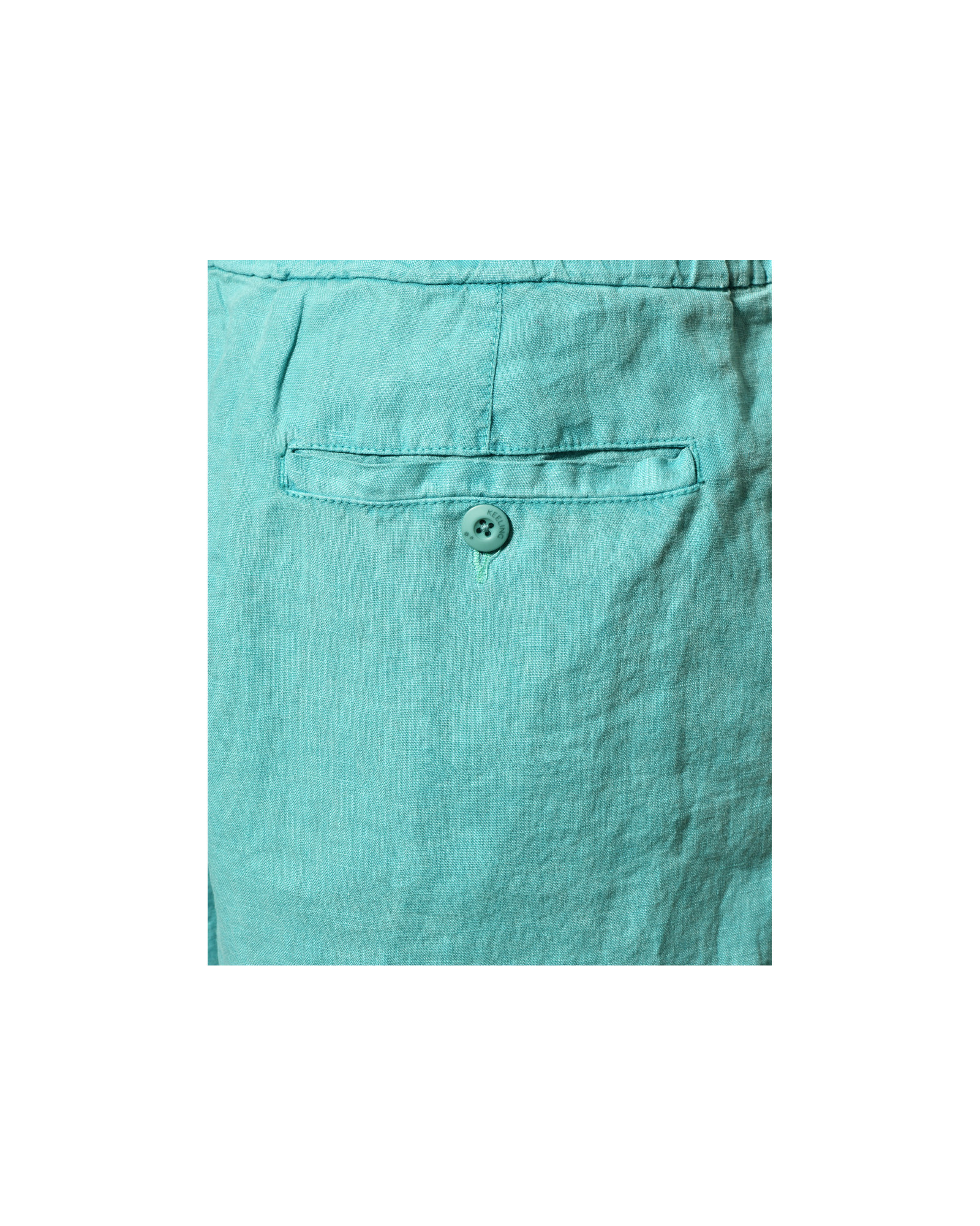 Short en lin turquoise Keeling