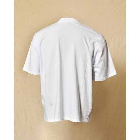 T-shirt blanc à flocage surf Front Street