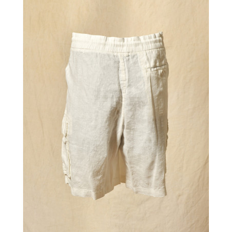 Short en lin blanc Keeling