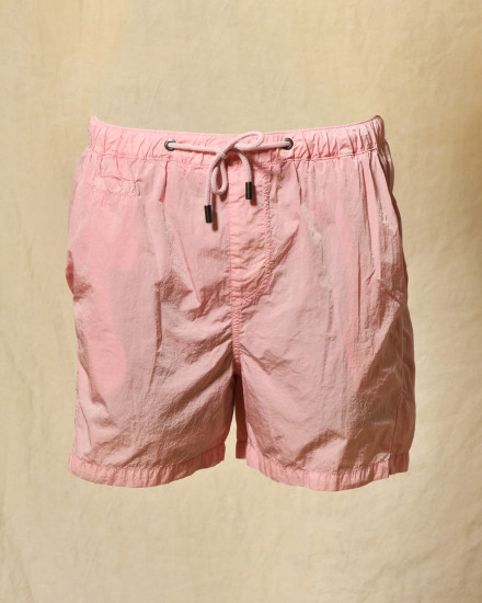 Short de bain rose effet froissé Keeling