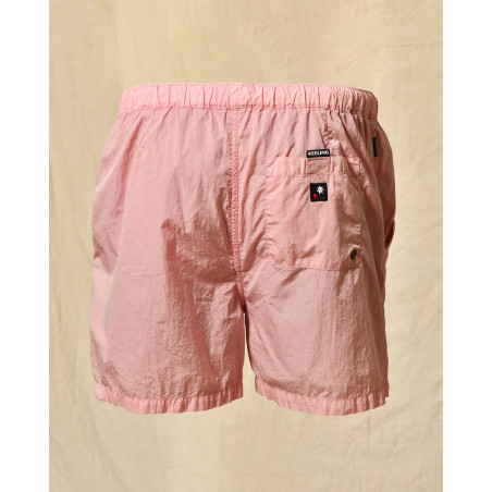 Short de bain rose effet froissé Keeling