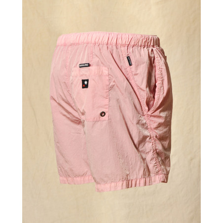 Short de bain rose effet froissé Keeling