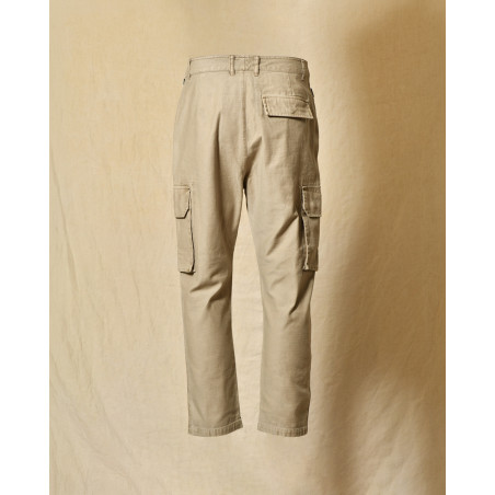 Pantalon cargo taupe Keeling