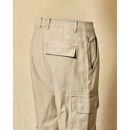 Pantalon cargo taupe Keeling