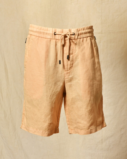 Short en lin orange Keeling