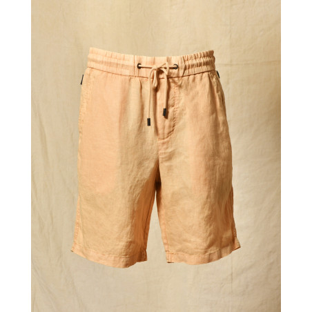 Short en lin orange Keeling