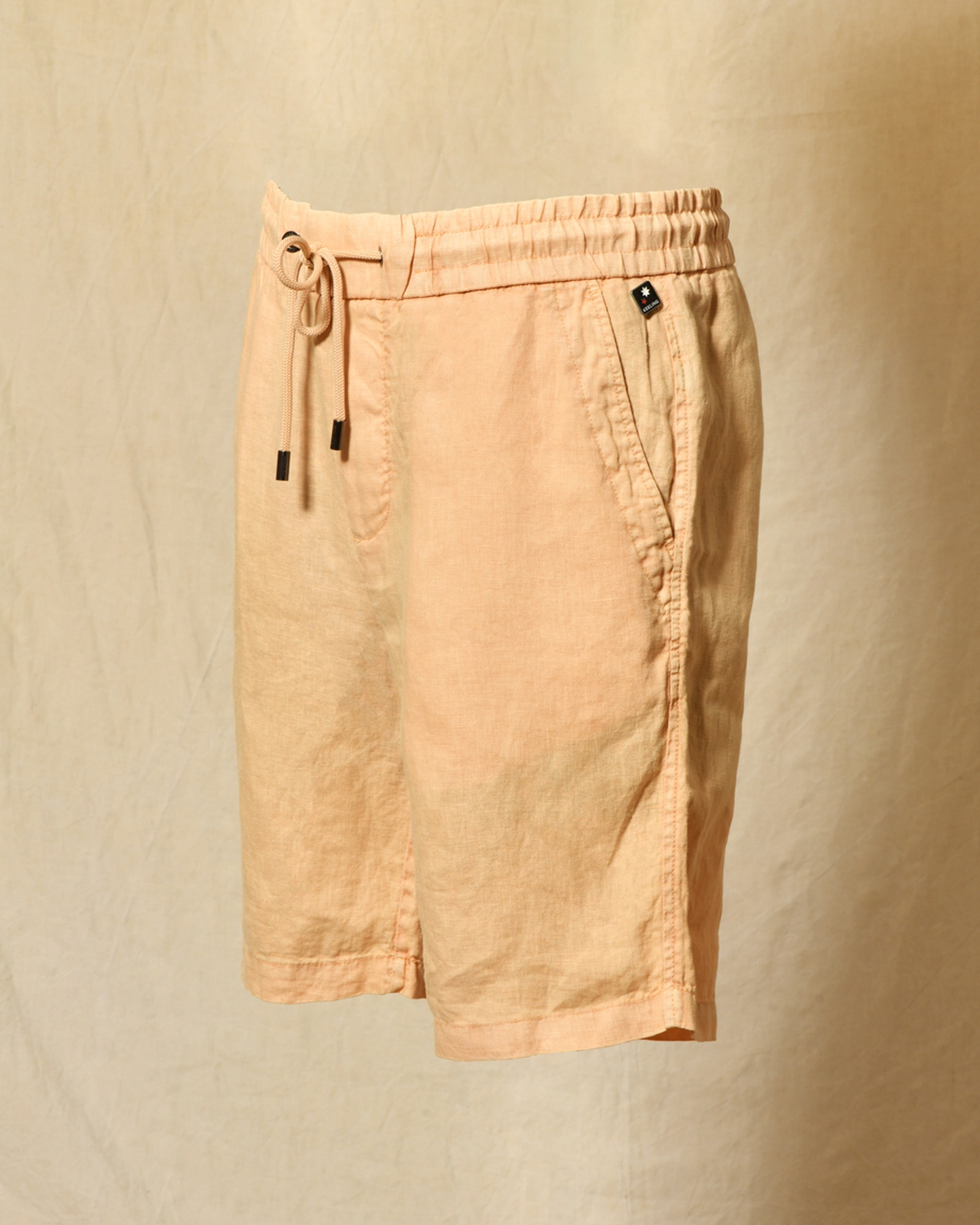 Short en lin orange Keeling