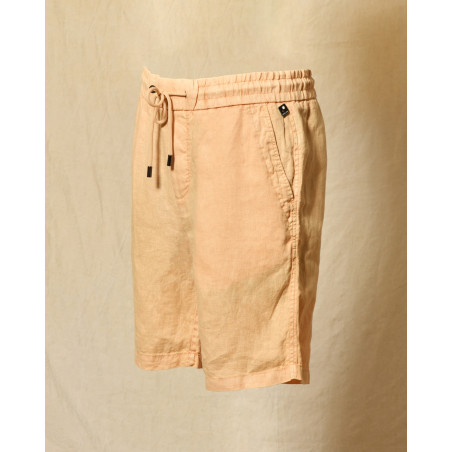 Short en lin orange Keeling