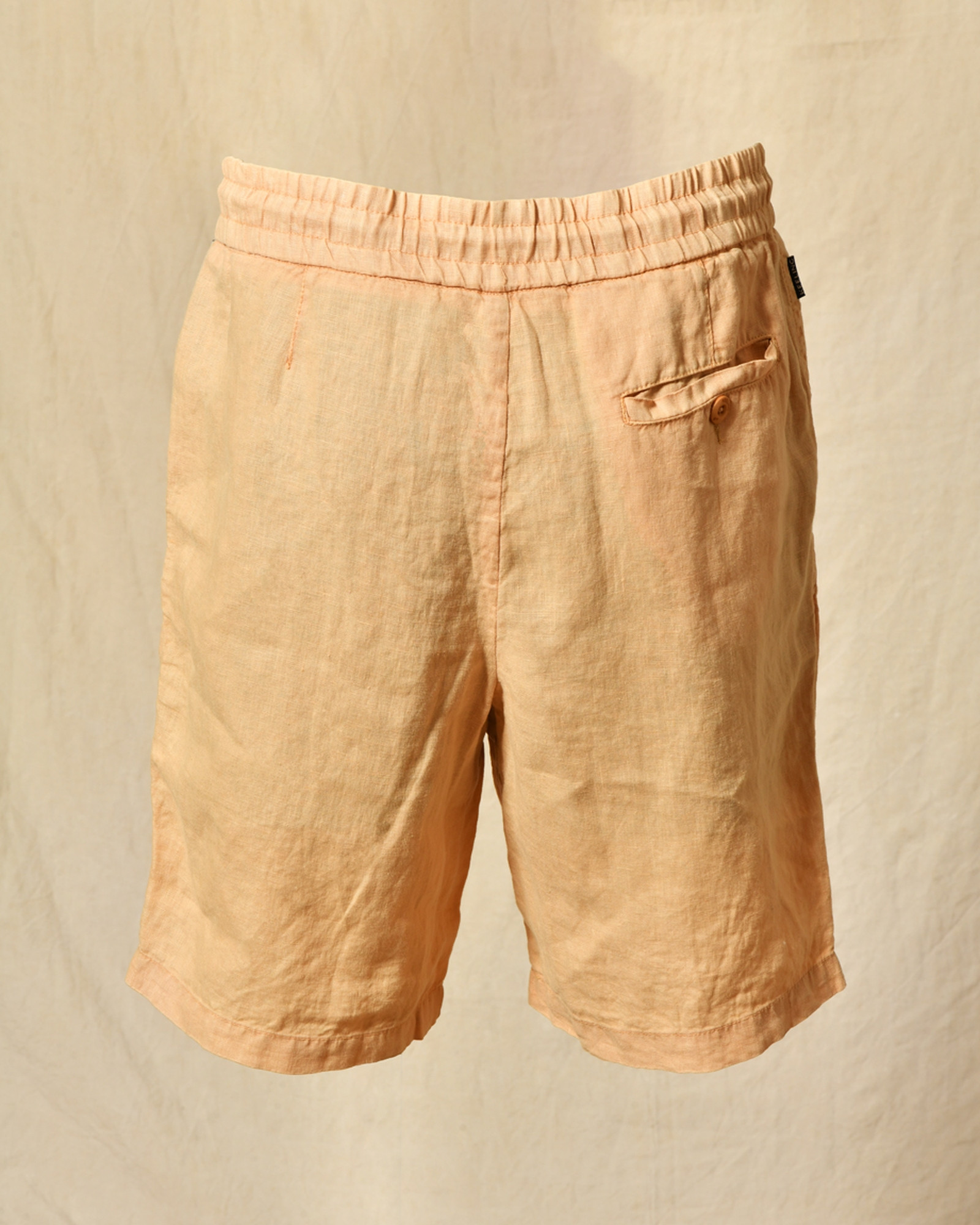 Short en lin orange Keeling
