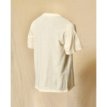 T-shirt écru à flocage fantaisie Front Street