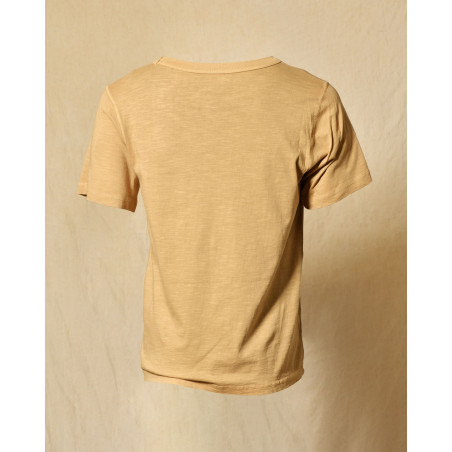 T-shirt beige imprimé graphique rétro Front Street