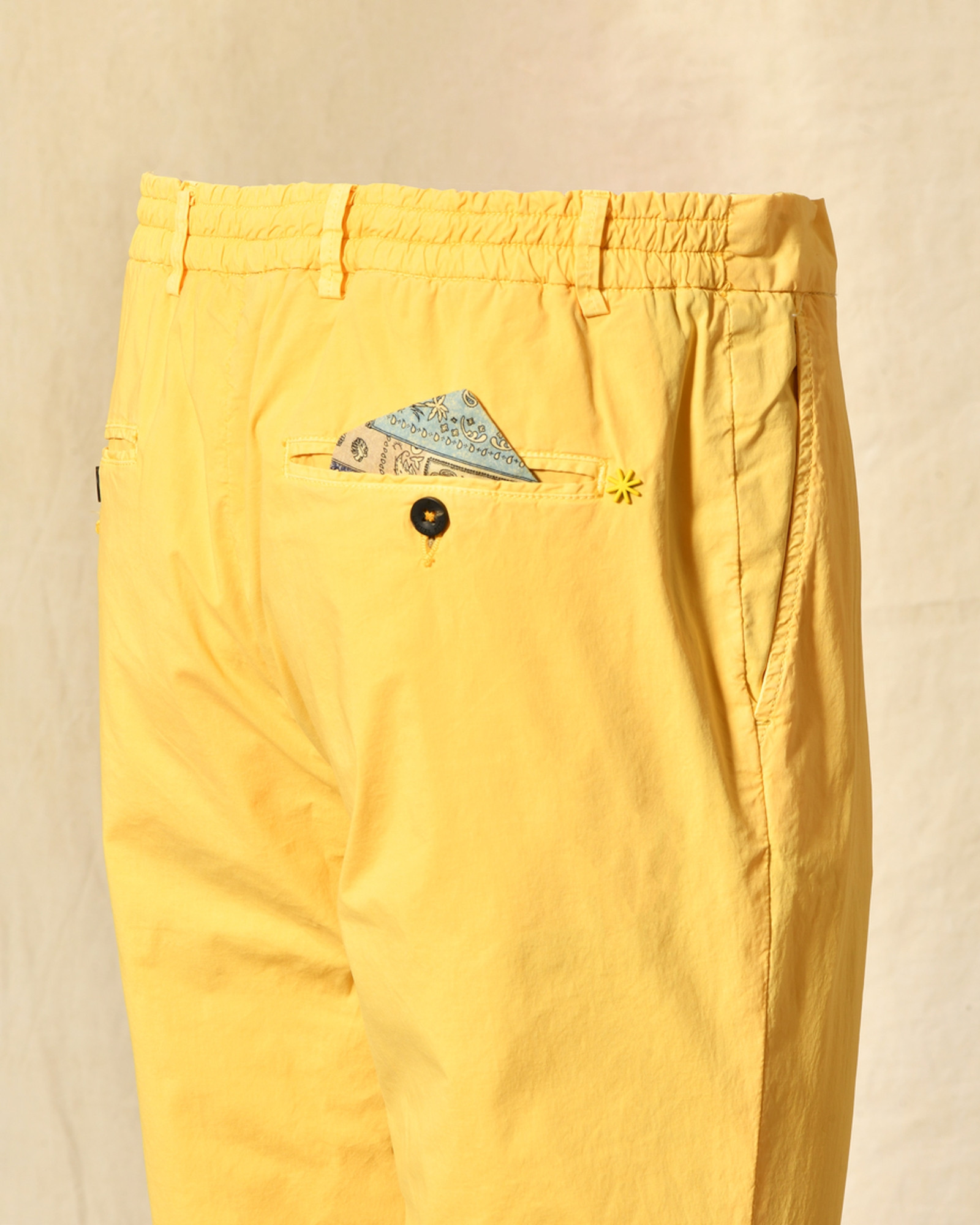 Pantalon fuselé jaune Manuel Ritz