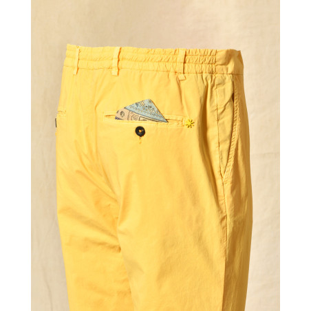 Pantalon fuselé jaune Manuel Ritz