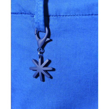 Pantalon en lin bleu Manuel Ritz