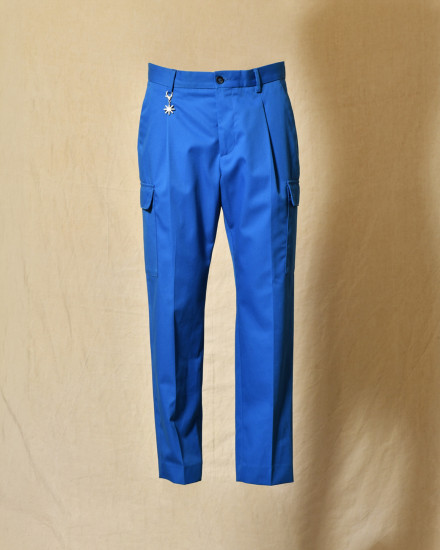 Pantalon cargo bleu Manuel Ritz