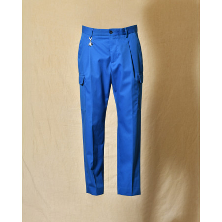 Pantalon cargo bleu Manuel Ritz