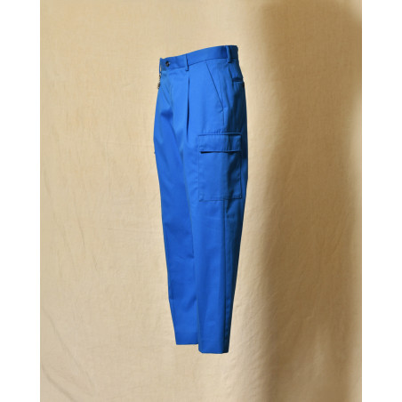 Pantalon cargo bleu Manuel Ritz