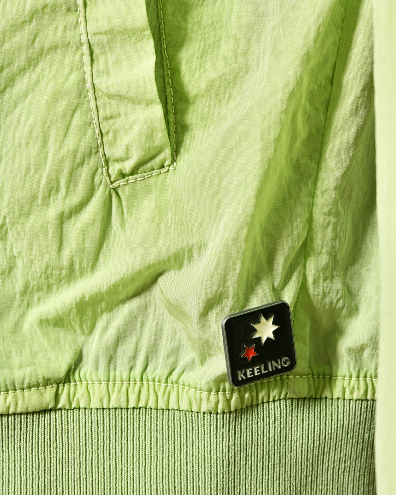 Veste bomber imperméable verte Keeling