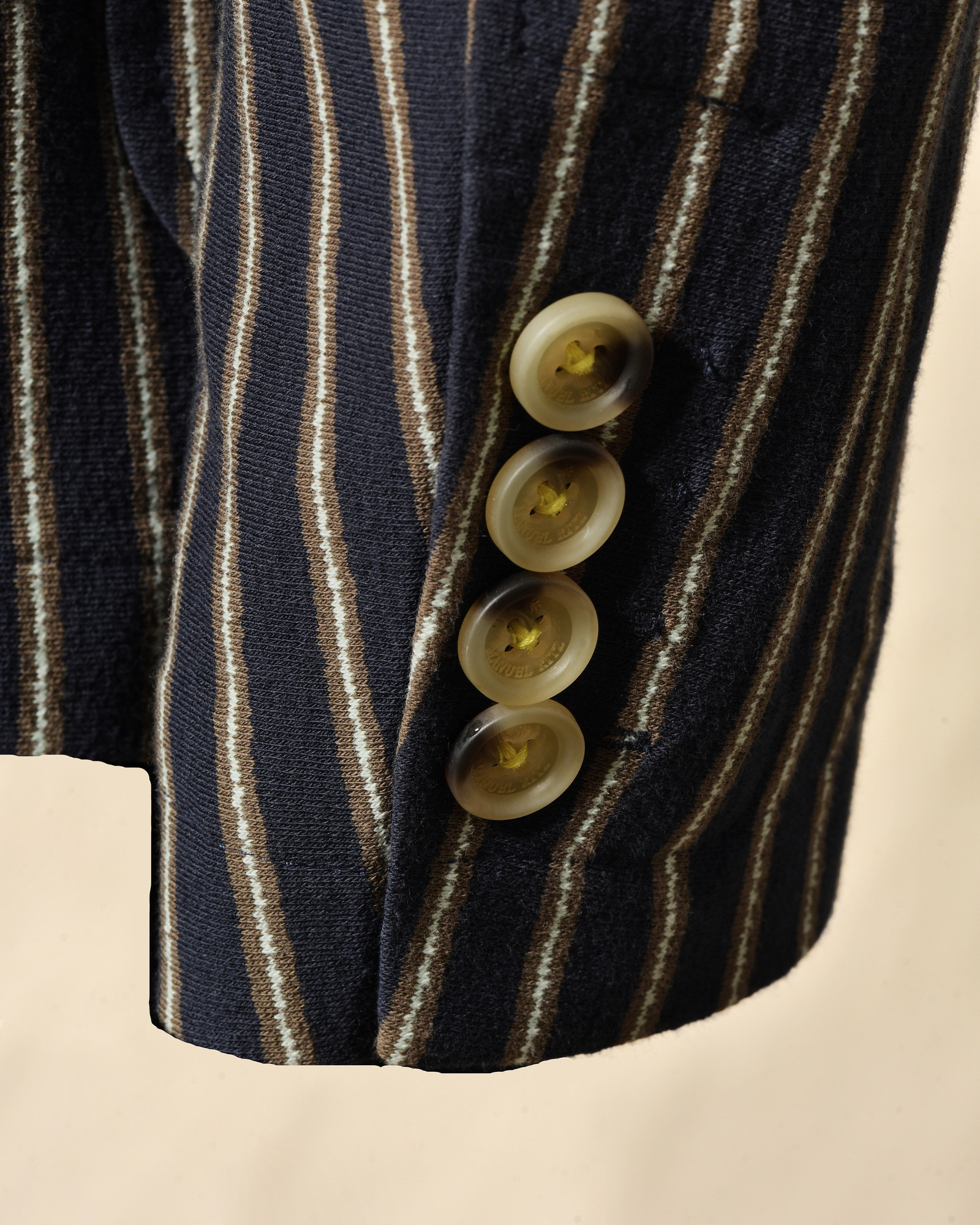 Veste blazer à rayures bleu Manuel Ritz