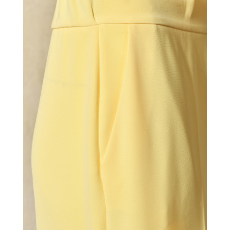 Pantalon jaune pâle Clips