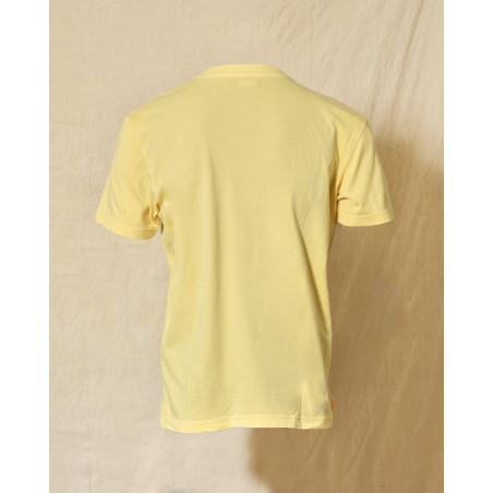 T-shirt en coton jaune Keeling