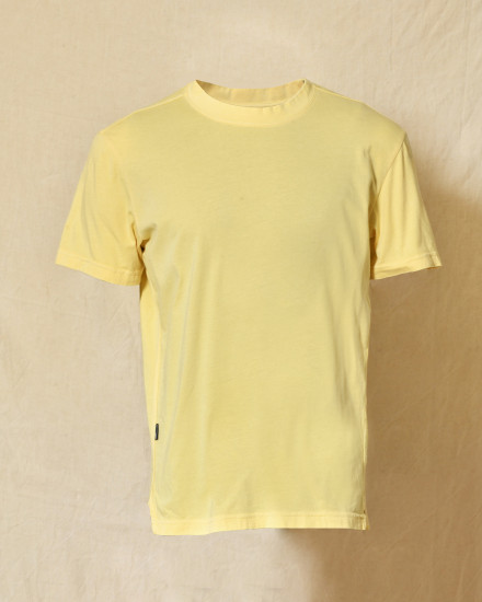 T-shirt en coton jaune Keeling