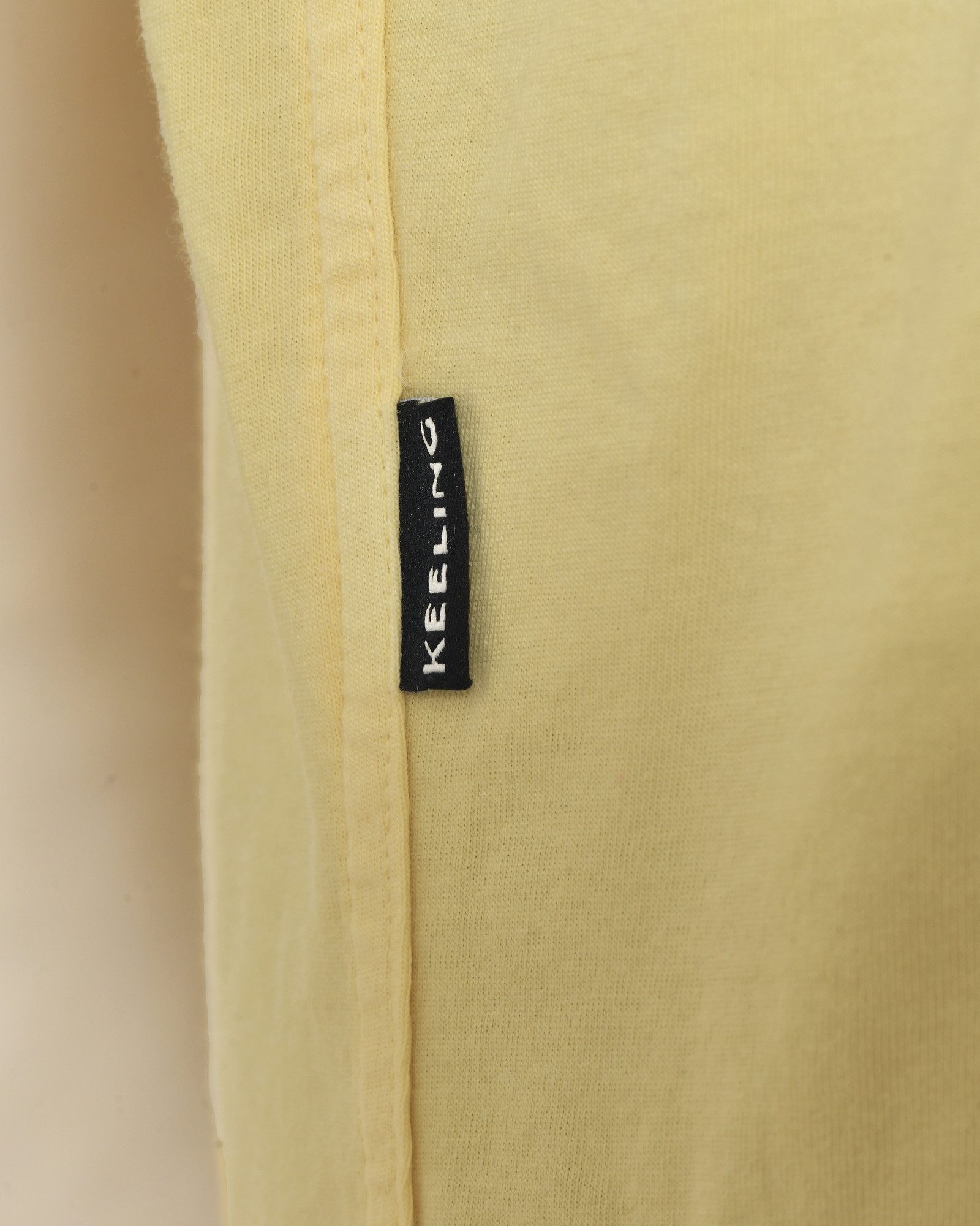 T-shirt en coton jaune Keeling