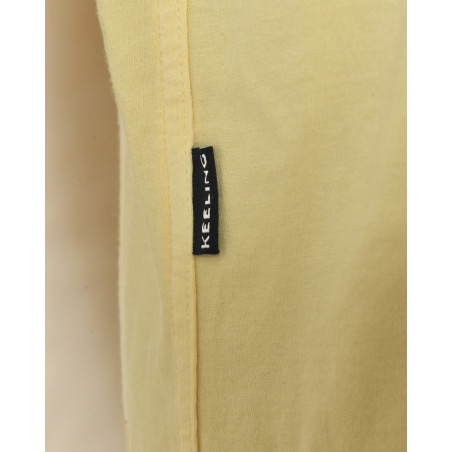 T-shirt en coton jaune Keeling
