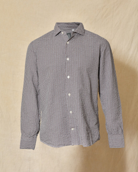 Chemise à petits carreaux Eleventy