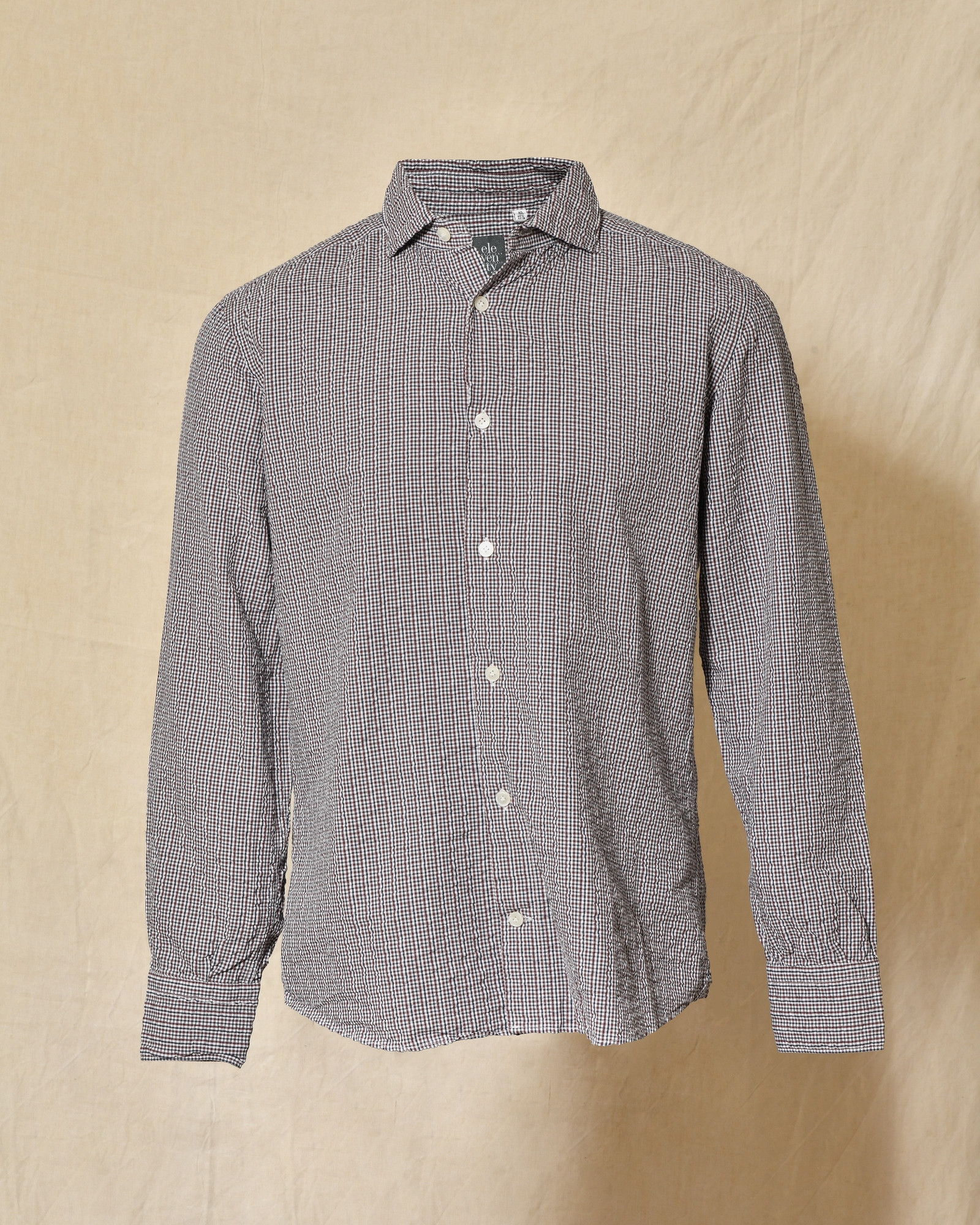 Chemise à petits carreaux Eleventy