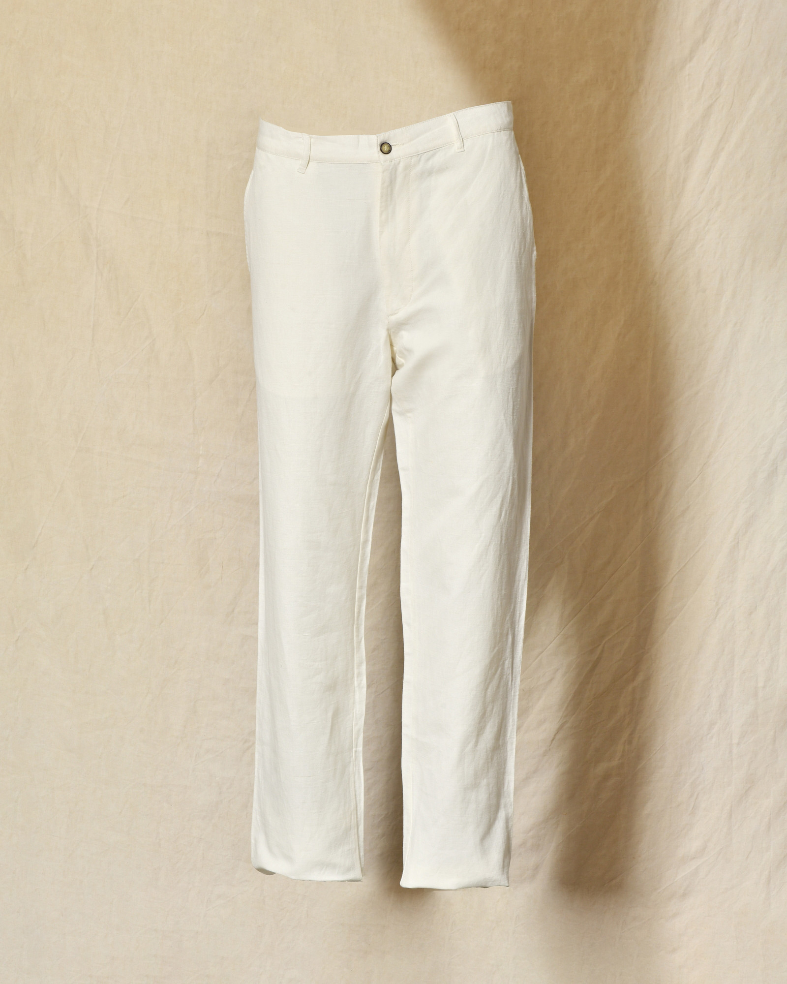 Pantalon en lin blanc Rodrigo