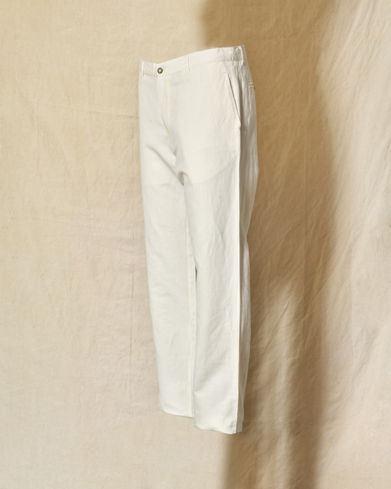 Pantalon en lin blanc Rodrigo