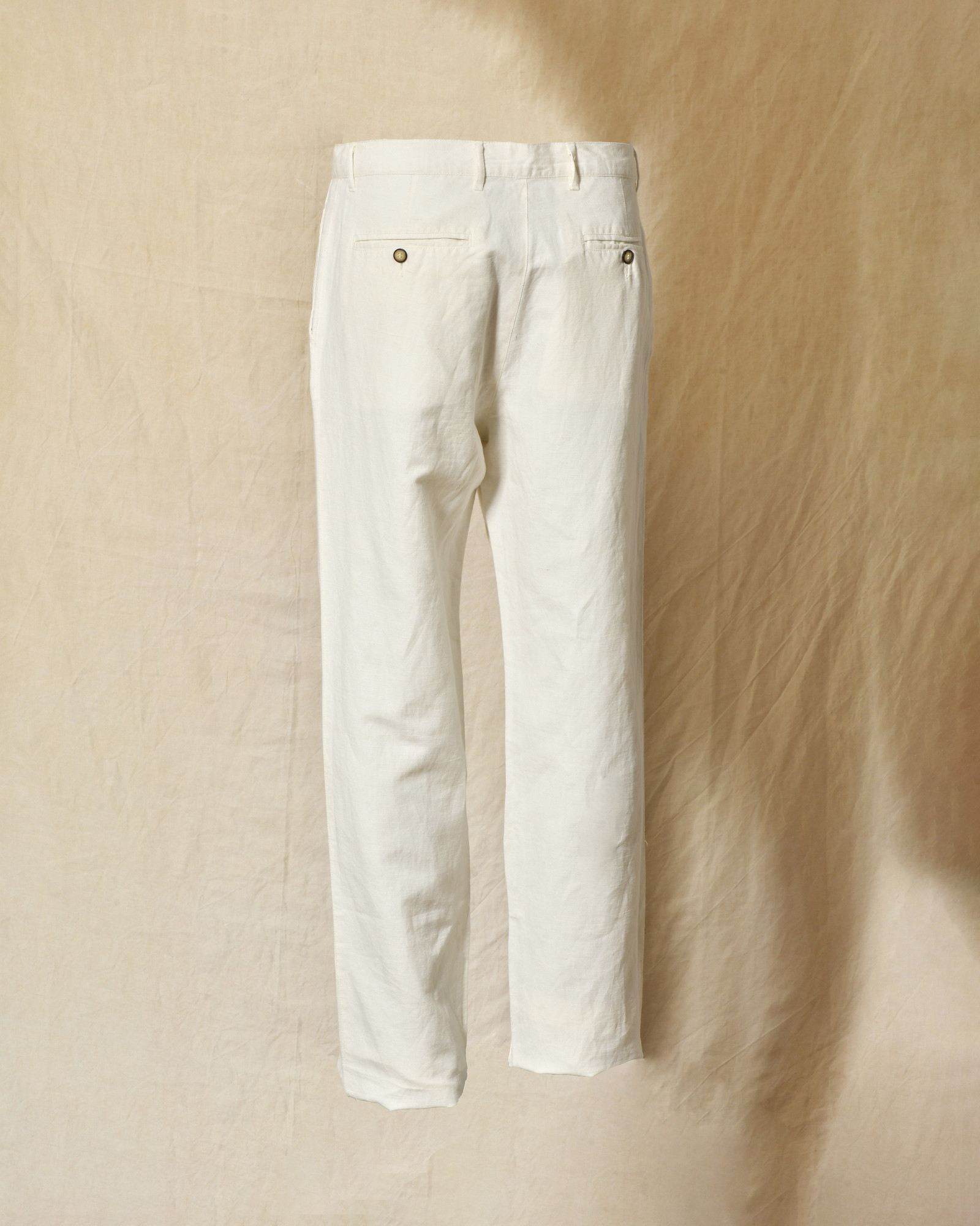 Pantalon en lin blanc Rodrigo