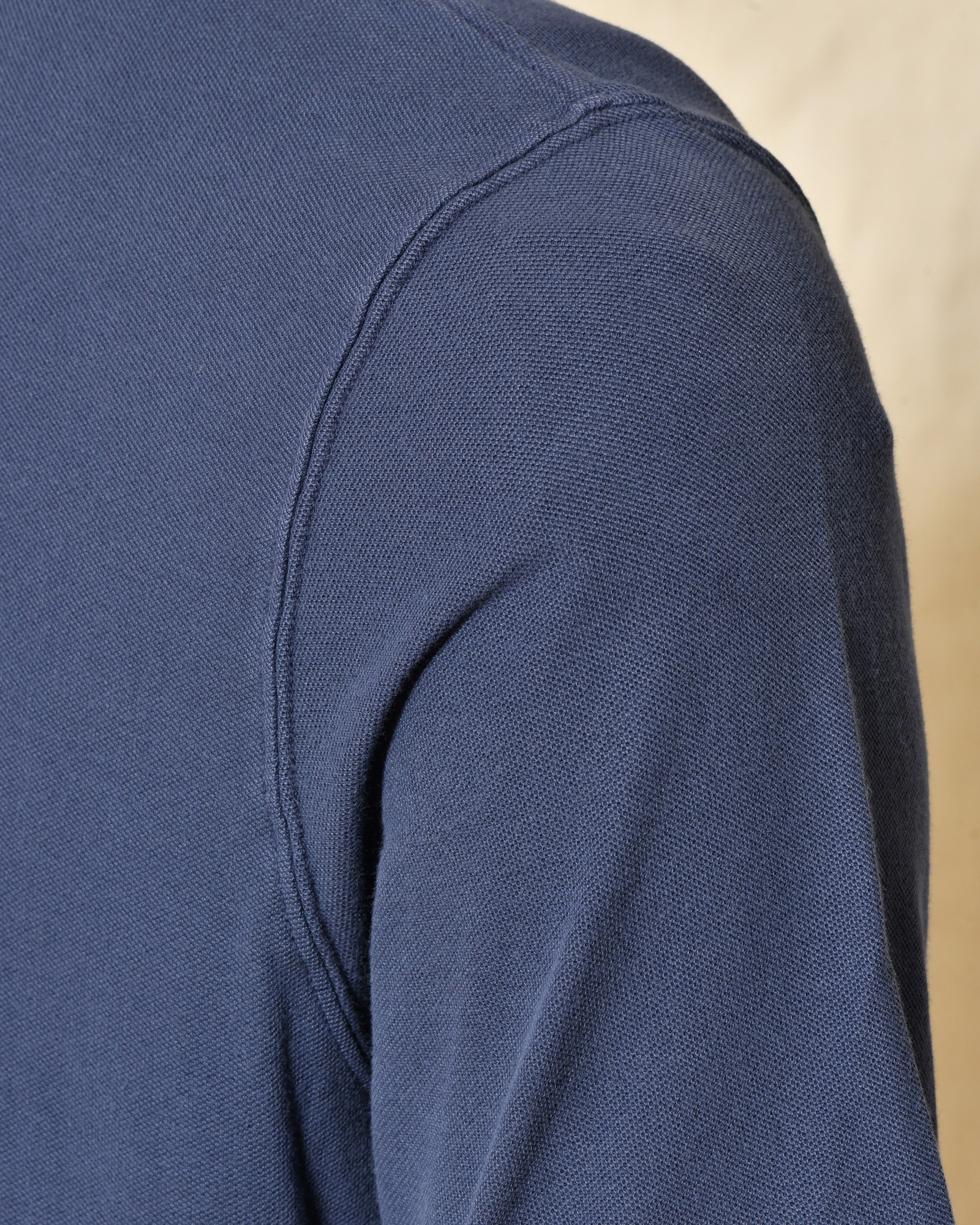 Polo en coton bleu Keeling
