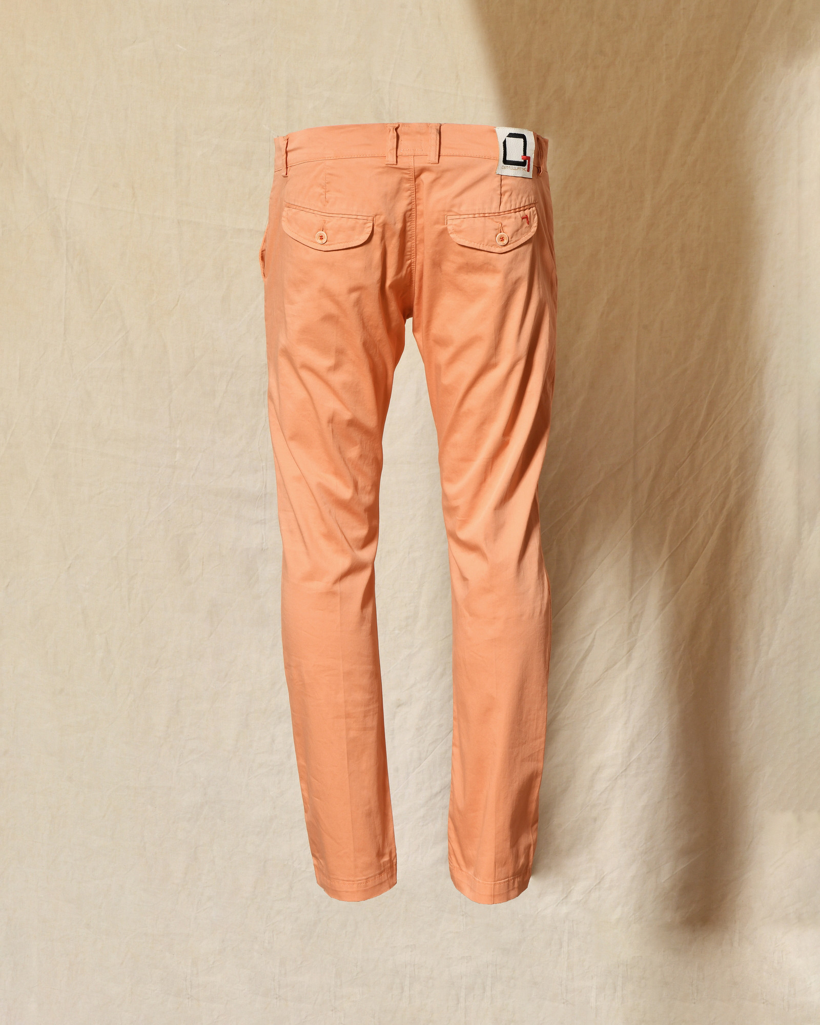Pantalon chino corail en coton Centoquattro