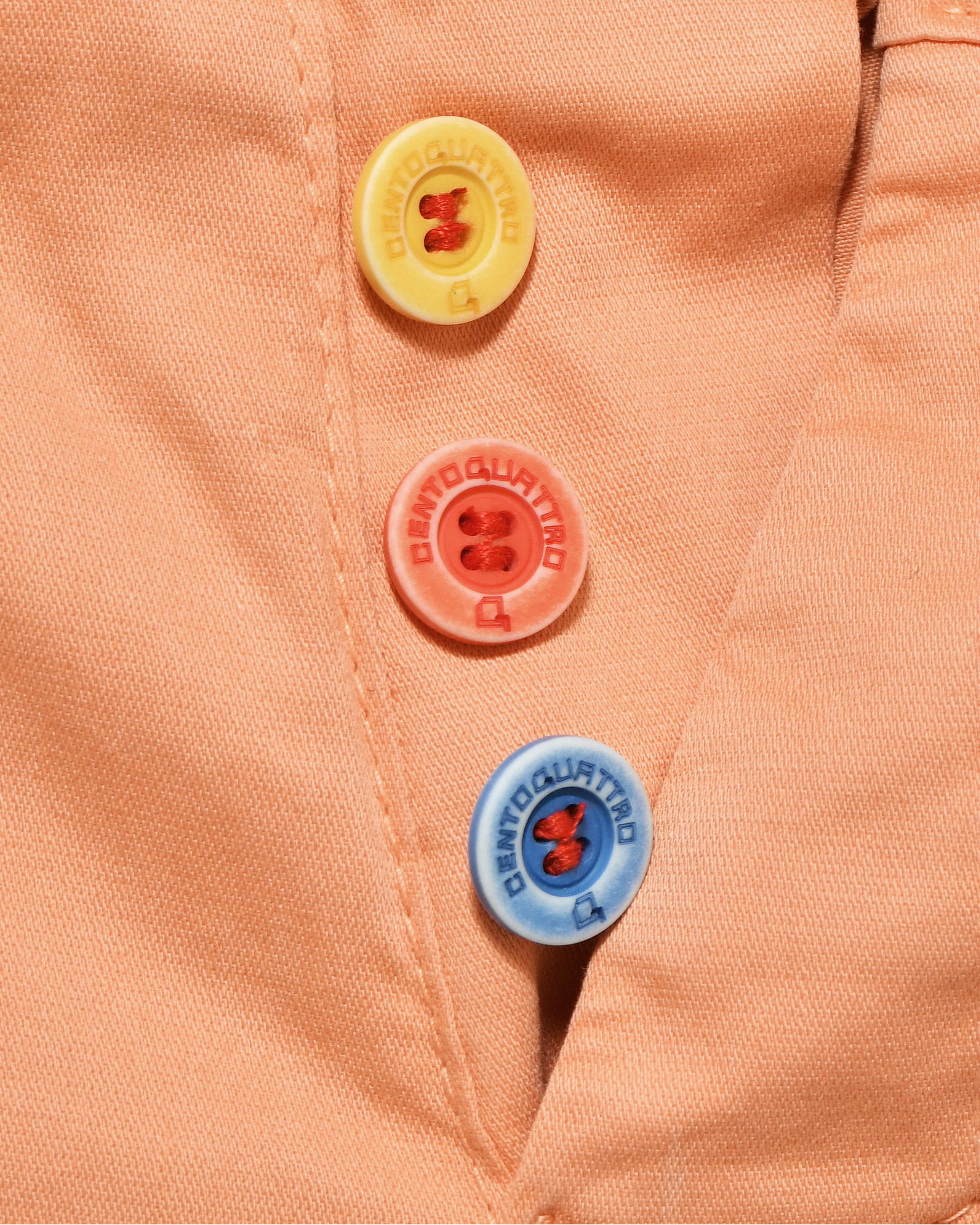 Pantalon chino corail en coton Centoquattro