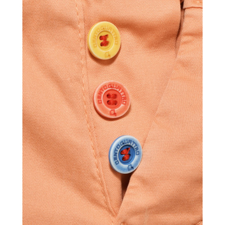 Pantalon chino corail en coton Centoquattro